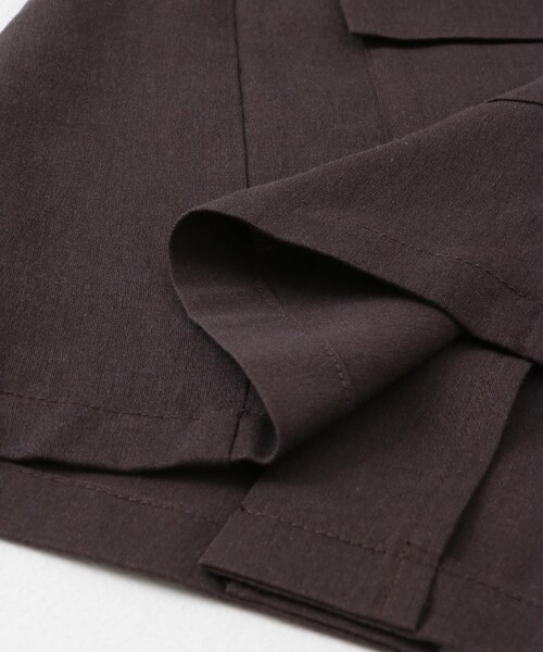 KBF（ケイビーエフ）の「ミリタリーシアーベスト（テーラードジャケット・レディース・D.BROWN/L.BEIGE/BISCUIT・one）」の16枚目の写真