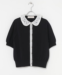 URBAN RESEARCH ROSSO | MARILYN MOON　LACE COLOR KNIT CARDIGAN(カーディガン/ボレロ)