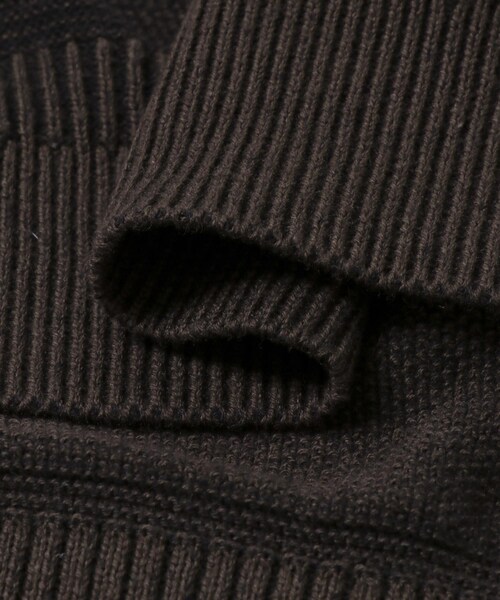 URBAN RESEARCH DOORS（アーバンリサーチドアーズ）の「YASHIKI　AOTSUYU KNIT POLO（ポロシャツ・メンズ・M.GRAY/BROWN/BLACK・1/2）」の18枚目の写真