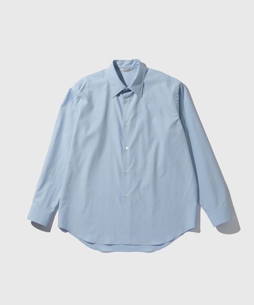 オーラリー 20SS WASHED FINX TWILL ブラウス グレー系 0 AURALEE オーラリー｜WASHED FINX TWILL SHIRT S01TN26SS｜GEA