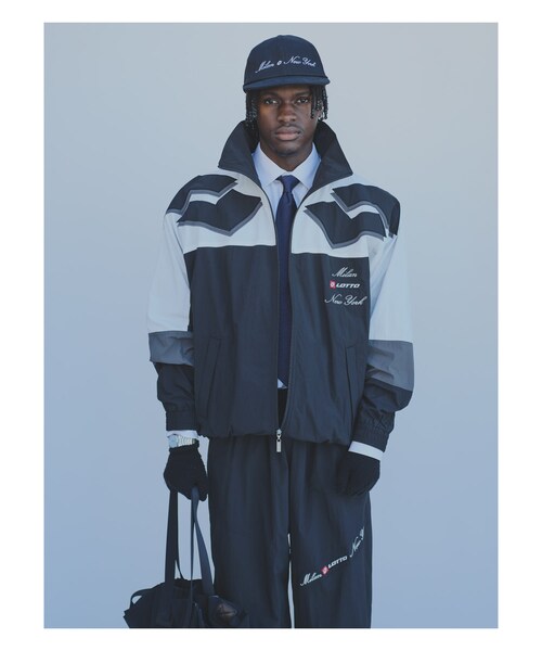 URBAN RESEARCH（アーバンリサーチ）の「LOTTO　MILAN NEWYORK NY BLOUSON（ブルゾン・メンズ・NAVY/BLACK・M/L/XL）」の5枚目の写真