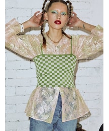 jouetie | パターンサマーニットキャミ(キャミソール)