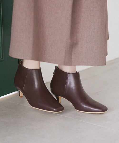 ROPE' PICNIC（ロペピクニック）の「ラインリフトショートブーツ（ブーツ・レディース・ブラック/グレー/ワイン系・23.0/23.5/24.0/24.5）」の13枚目の写真