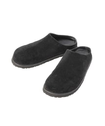 Ungrid | フェイクスウェードラウンドトゥスリッポン(スリッポン)