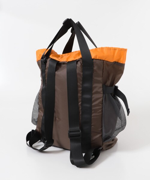 EKAL（エカル）の「『別注』Caribou Mountaineering×EKAL　L.WEIGHT PACKTOTE（トートバッグ・メンズ・BLACK/BROWN・one）」の22枚目の写真