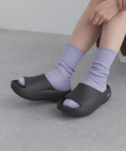URBAN RESEARCH DOORS（アーバンリサーチドアーズ）の「OOFOS　OOAHH+（サンダル・レディース・CHALK/BLACK/MINT・5/6/7/8）」の12枚目の写真