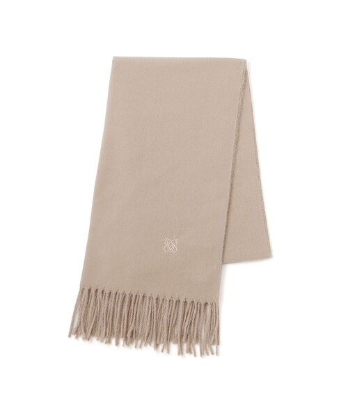 VIS（ビス）の「なめらかタッチ刺繍入りストール（ストール/ショール・レディース・ブラック/ライトグレー/オフホワイト/ベージュ/ピンク系・F）」の7枚目の写真