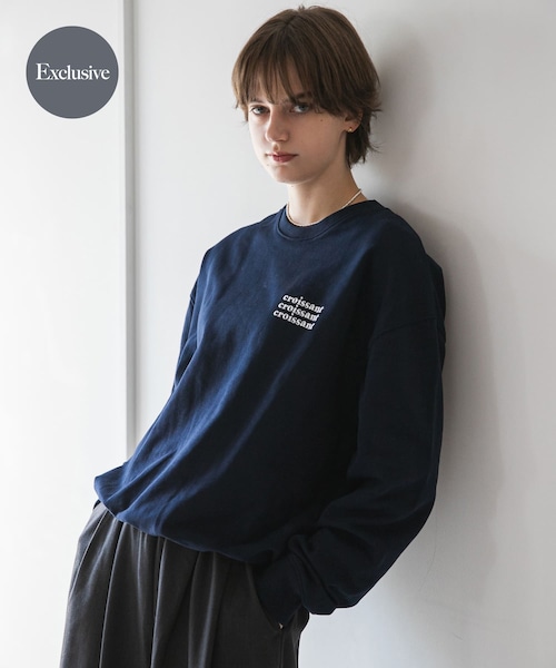 URBAN RESEARCH(アーバンリサーチ)の「『別注』Les Petits Basics×URBAN RESEARCH SWEAT(スウェット・レディース・F NAVY/K COFFEE・XS)」の1枚目の写真