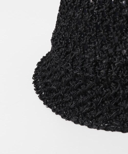 URBAN RESEARCH（アーバンリサーチ）の「細編みベルハット（ハット・レディース・BEIGE/BLACK・-）」の5枚目の写真