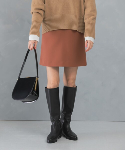 URBAN RESEARCH ROSSO（アーバンリサーチロッソ）の「バックファスナーミニスカート（スカート・レディース・black/browncheck/terracotta・36/38）」の11枚目の写真