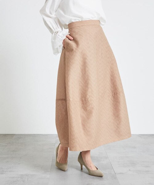 URBAN RESEARCH ROSSO（アーバンリサーチロッソ）の「シアージャガードフォルムスカート（スカート・レディース・BEIGE/BLACK・36/38）」の22枚目の写真