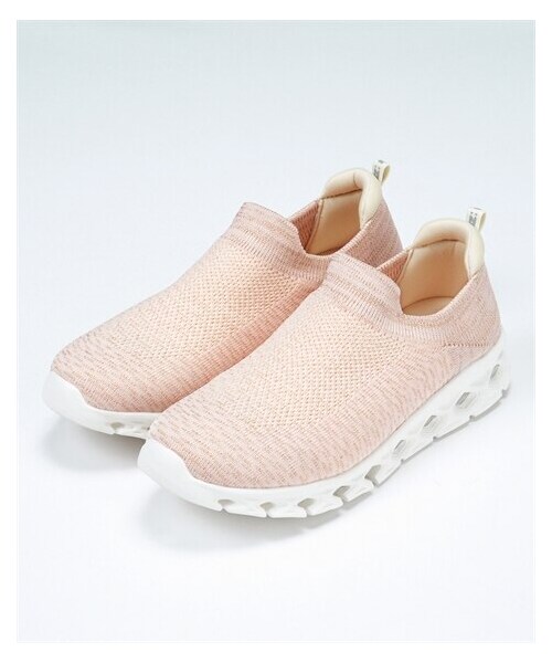 nissen（ニッセン）の「moz（モズ）軽量やわらかニットスニーカー（ワイズ３Ｅ）（スニーカー・メンズ・黒/ピンクベージュ/ホワイト・22.5cm/23.0cm/23.5cm/24.0cm/24.5cm/25.0cm）」の18枚目の写真