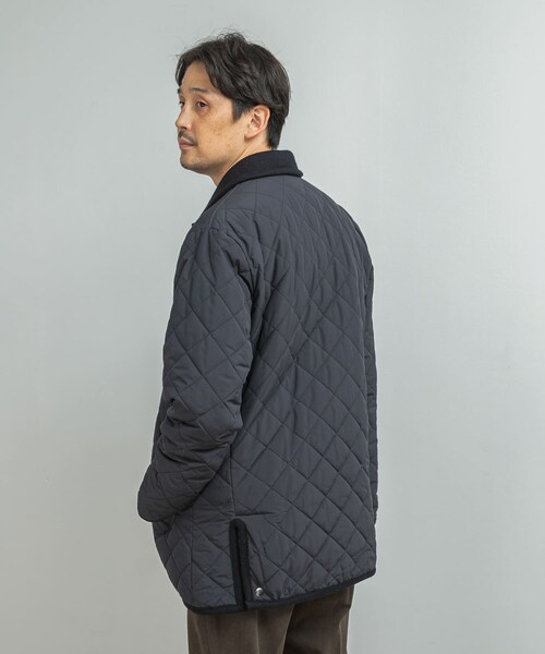 URBAN RESEARCH DOORS(アーバンリサーチドアーズ)の「LIFE STYLE TAILOR LIMONTA EAST キルティングコート(ダウンジャケット/コート・メンズ・BLACK/NAVY・M/L)」の20枚目の写真