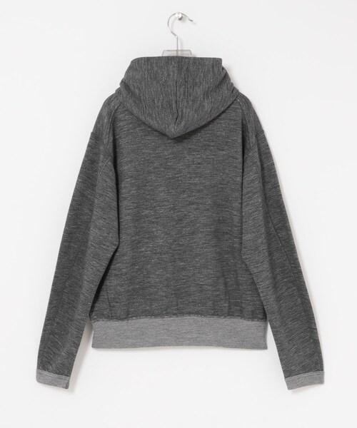 URBAN RESEARCH（アーバンリサーチ）の「Product Twelve　MELINO WOOL ZIP UP PARKA（パーカー・レディース・CHARCOAL・1）」の5枚目の写真