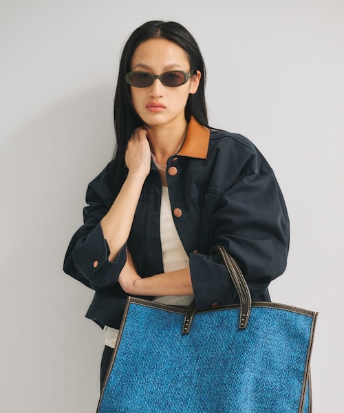 ROPE'（ロペ）の「【forteforte（フォルテ フォルテ）】ブルゾン（ブルゾン・レディース・ブラック/クリーム・F）」の14枚目の写真