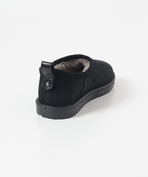 RODE SKO（ロデスコ）の「TEMPERATE　SHLOKムートン風スリッポンレインシューズ（レインシューズ・レディース・BLACK/GRAY・37/38/39）」の12枚目の写真