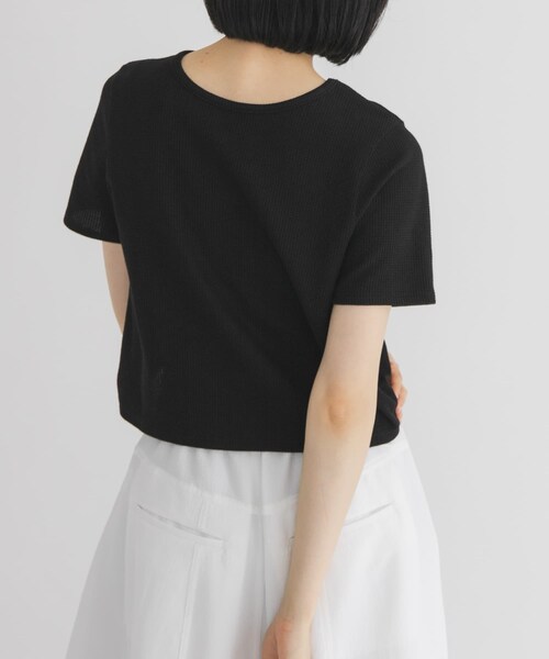 KBF（ケイビーエフ）の「2WAYレースアップトップス（Tシャツ/カットソー・レディース・IVORY/BLACK/TOP GRAY・One）」の16枚目の写真