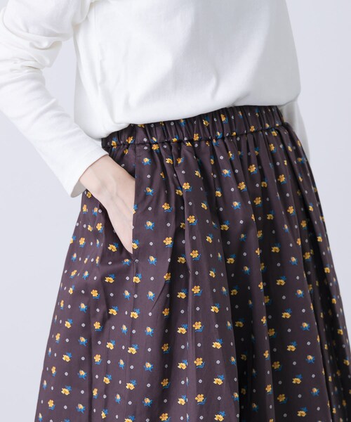 かぐれ（カグレ）の「リバティプリントスカート（スカート・レディース・Clio/Garden/Poppy/Dunclare・FREE）」の16枚目の写真