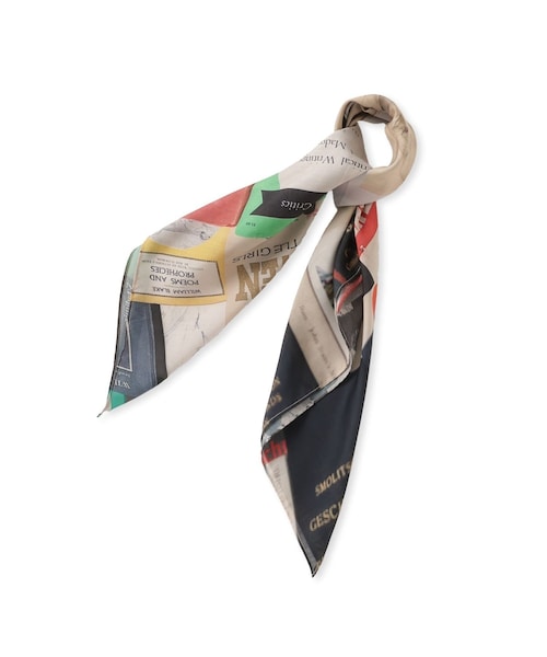 ADAM ET ROPE'（アダムエロペ）の「【J'aDoRe・店舗限定】【LY（エルワイ）】Postcard scarf（バンダナ/スカーフ・レディース・ターコイズ/その他・F）」の4枚目の写真