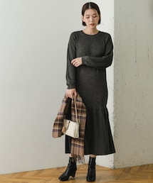 URBAN RESEARCH ROSSO（アーバンリサーチロッソ）の「F by ROSSO　ウォッシャブル抗ピルニットワンピース（ワンピース）」