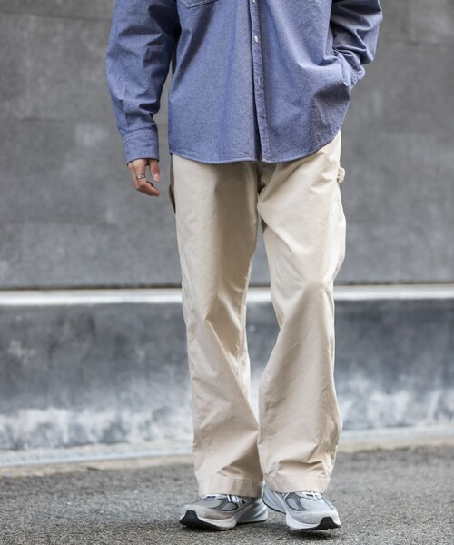 URBAN RESEARCH DOORS(アーバンリサーチドアーズ)の「FORK&SPOON PEダックペインターパンツ(その他パンツ・メンズ・NAVY/IVORY・4/5)」の4枚目の写真