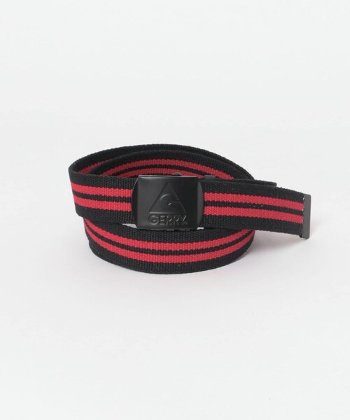 ITEMS URBANRESEARCH（アイテムズ アーバンリサーチ）の「GERRY Line Belt（ベルト・メンズ・BLK×RED/BLK×WHT/MOS×BEG/NVY×YEL・-）」の5枚目の写真