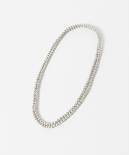 かぐれ（カグレ）の「CITRUS　GUDLI NECKLACE（ネックレス・レディース・Black/Ecru/L Grey・-0）」の17枚目の写真