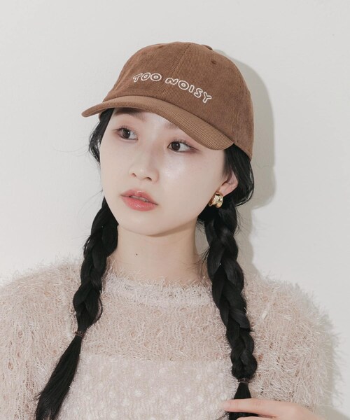 SMELLY（スメリー）の「コーデュロイロゴキャップ（キャップ・レディース・BEG/BRN/NVY・-）」の6枚目の写真