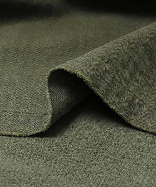 URBAN RESEARCH(アーバンリサーチ)の「A PRESSE Vintage USMA HBT M-44 Jacket(ミリタリージャケット・メンズ・BLACK/SAGE・2/3)」の11枚目の写真