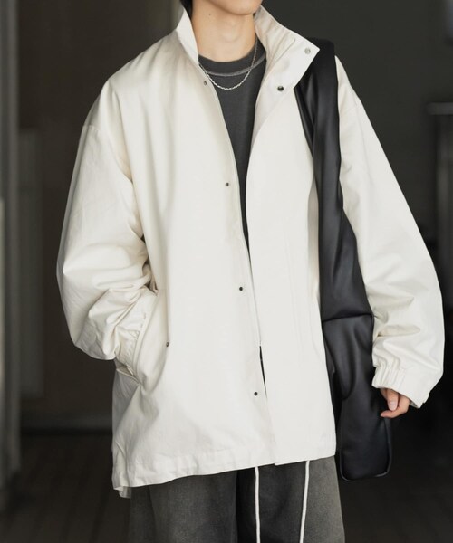 SENSE OF PLACE by URBAN RESEARCH（センスオブプレイスバイアーバンリサーチ）の「ショートモッズコート（モッズコート・メンズ・IVORY/CHARCOAL/NAVY・M/L）」の12枚目の写真