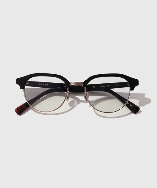 ADAM ET ROPE'(アダムエロペ)の「《別注》【BLANC/ブラン】EX ブロウ BLUE(サングラス・メンズ・ブラック・F)」の2枚目の写真