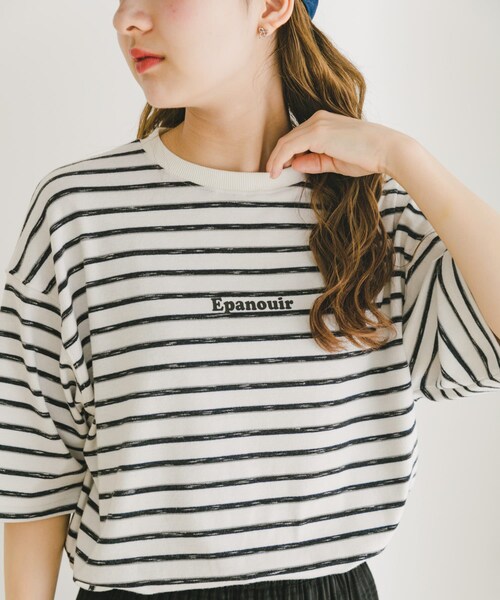 ITEMS URBANRESEARCH（アイテムズ アーバンリサーチ）の「ビンテージライク ボーダーTシャツ（Tシャツ/カットソー・メンズ・BEG/WHT/KHK・M/L）」の16枚目の写真