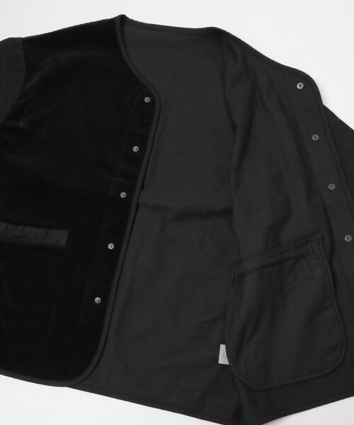 URBAN RESEARCH（アーバンリサーチ）の「PORTER CLASSIC　MLSKN HYBRID CARDIGN（カーディガン/ボレロ・メンズ・BLACK・2/3）」の9枚目の写真