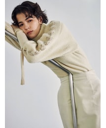 LAGUNAMOON | ハンドステッチテープニットプルオーバー(ニット/セーター)