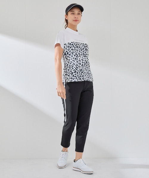 ROPE'（ロペ）の「【撥水】シアサッカーサイドラインクロップドパンツ（その他パンツ・レディース・ブラック/ホワイト/ネイビー・L/M/S）」の21枚目の写真