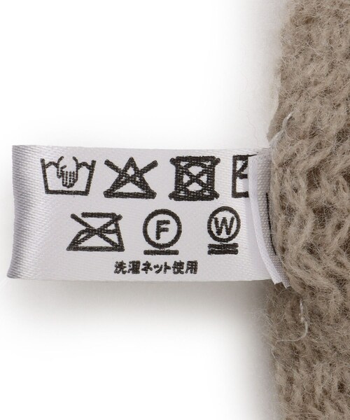 VIS（ビス）の「ミンクタッチもちもちストール（ストール/ショール・レディース・チャコール/キナリ/ベージュ系/レッド・F）」の16枚目の写真