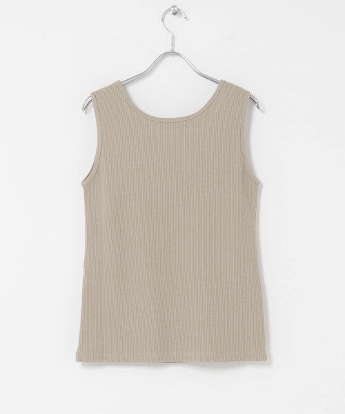 URBAN RESEARCH DOORS（アーバンリサーチドアーズ）の「針抜きテレコスクエアタンクトップ（タンクトップ・レディース・IVORY/BEIGE/BLACK・Free）」の11枚目の写真