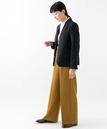 URBAN RESEARCH（アーバンリサーチ）の「WORK NOT WORK　メランジウールHANカラージャケット（ノーカラージャケット・レディース）」