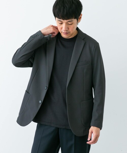 URBAN RESEARCH DOORS(アーバンリサーチドアーズ)の「『イージーケア』LIFE STYLE TAILOR サーフニットジャケット(テーラードジャケット・メンズ・NAVY/GRAY・S/M/L/XL)」の5枚目の写真