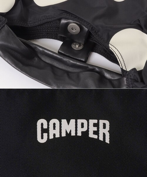 THE GOODLAND MARKET（ザグッドランドマーケット）の「CAMPER　VALLDEM DOT TOTE S（トートバッグ・レディース・011BLK・One）」の11枚目の写真