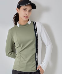 ROPE' | ベアスムース 配色ラインプルオーバー(Tシャツ/カットソー)