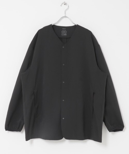 EKAL(エカル)の「『吸水速乾/通気性/軽量』DOT AIR NO COLLOR CARDIGAN(カーディガン/ボレロ・メンズ・ネイビー/ブラック/ブリック・M/L)」の12枚目の写真