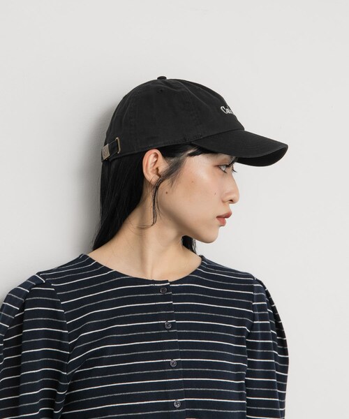 KBF（ケイビーエフ）の「カフェロゴエンブロイダリーCAP（キャップ・レディース・BROWN/BLACK・one）」の6枚目の写真