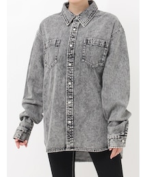 GYDA | ケミカルデニムLOOSEシャツ(シャツ/ブラウス)