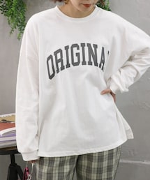 Sheson | オリジナルルーズロングT-シャツ(Tシャツ/カットソー)