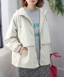 Sheson | アンブレラヨークショートマウンテンパーカー(モッズコート)