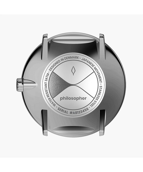 nordgreen(ノードグリーン)の「Philosopher - ホワイトダイヤル ダークブラウンレザーストラップ(アナログ腕時計・レディース・シルバー/ゴールド/ローズゴールド/ガンメタル・36mm/40mm)」の13枚目の写真