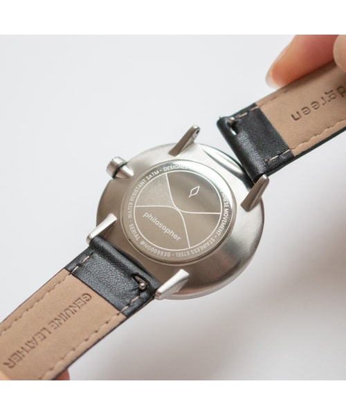 nordgreen(ノードグリーン)の「Philosopher - ホワイトダイヤル ダークブラウンレザーストラップ(アナログ腕時計・レディース・シルバー/ゴールド/ローズゴールド/ガンメタル・36mm/40mm)」の21枚目の写真