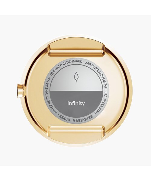 nordgreen（ノードグリーン）の「Infinity - ホワイトダイヤル メッシュストラップ（アナログ腕時計・レディース・ゴールド/シルバー/ローズゴールド・32mm）」の18枚目の写真