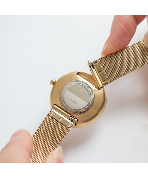 nordgreen（ノードグリーン）の「Infinity - ホワイトダイヤル メッシュストラップ（アナログ腕時計・レディース・ゴールド/シルバー/ローズゴールド・32mm）」の20枚目の写真